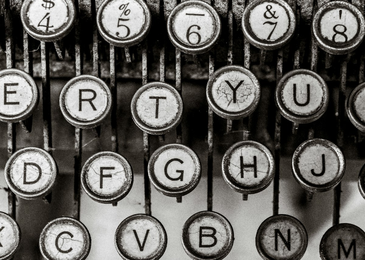 Typewriter keys